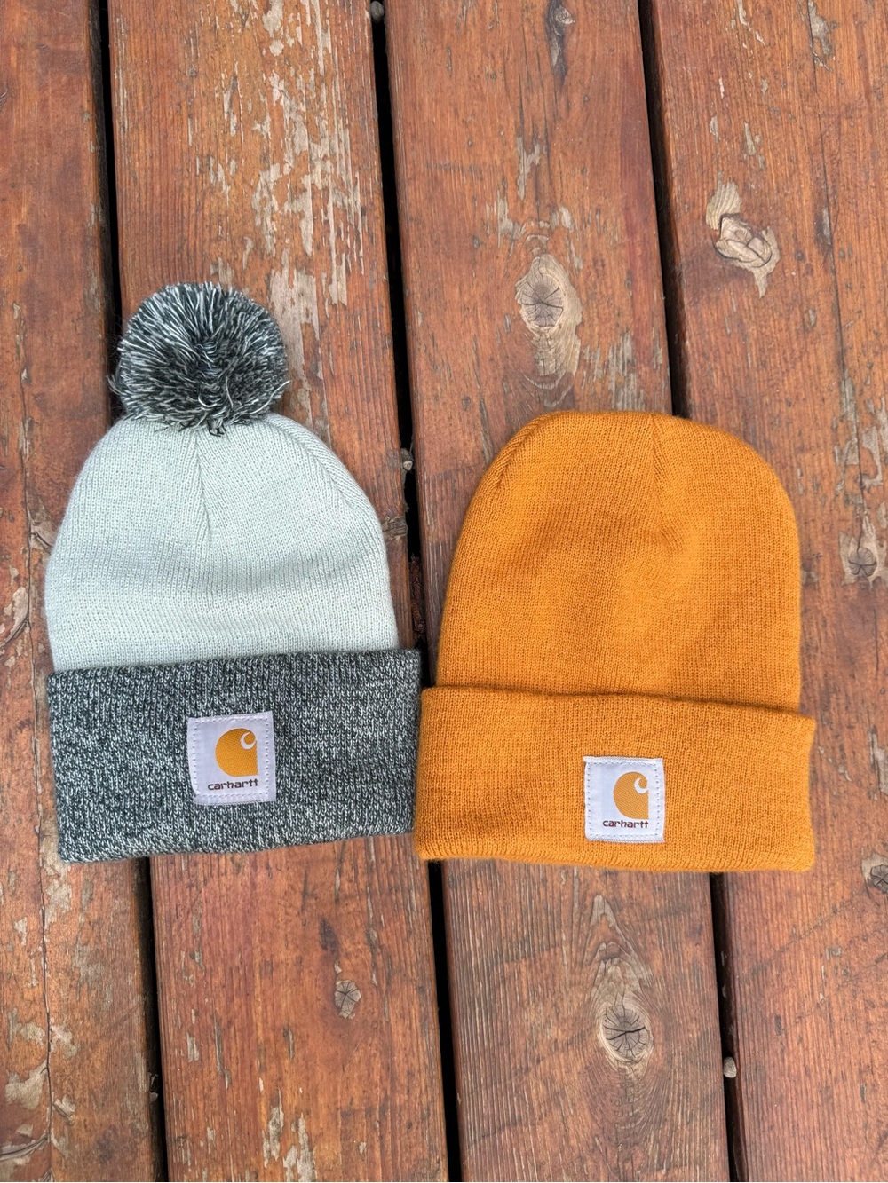 Carhartt bundle beanie set golden yellow, light mint green